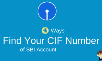 SBI CIF Number